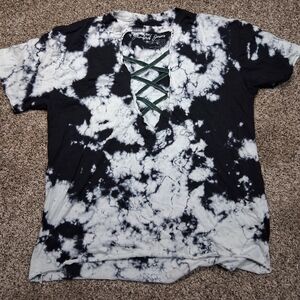 Affliction Monochrome Tie-Dye Tee